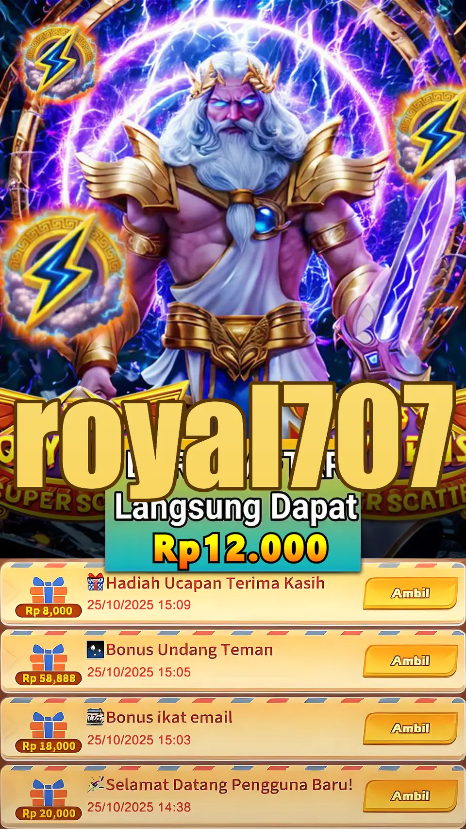 royal707 Masuk